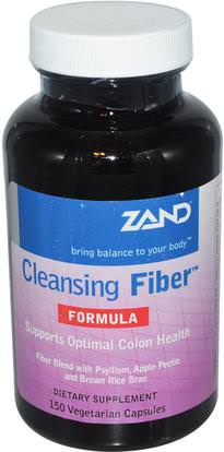 Zand, Cleansing Fiber Formula, 150 Veggie Caps ,المكملات الغذائية، الألياف، التخلص من السموم