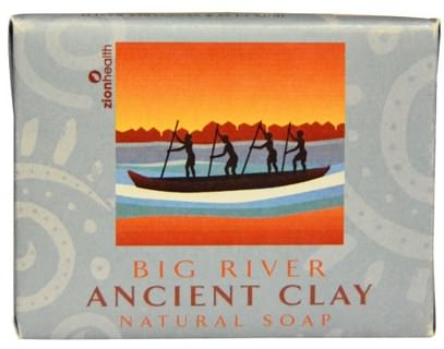 Zion Health, Ancient Clay Natural Soap, Big River, 10.5 oz (300 g) ,حمام، الجمال، الصابون