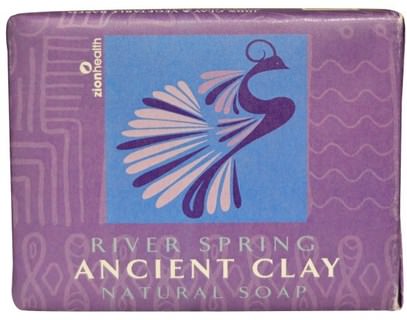 Zion Health, Ancient Clay Natural Soap, River Spring, 10.5 oz (300 g) ,حمام، الجمال، الصابون