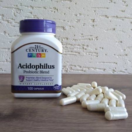 21st Century, Acidophilus Probiotic Blend, 100 Capsules