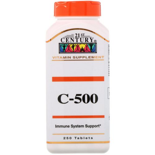 21st Century, C-500, 500 mg, 250 Tablets فوائد