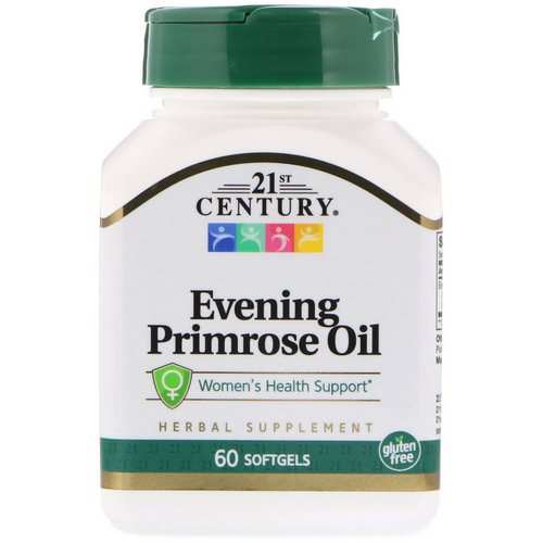 21st Century, Evening Primrose Oil, Women's Health Support, 60 Softgels فوائد