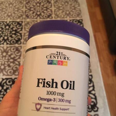 21st Century, Fish Oil, 1,000 mg, 300 Softgels