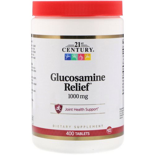 21st Century, Glucosamine Relief, 1,000 mg, 400 Tablets فوائد