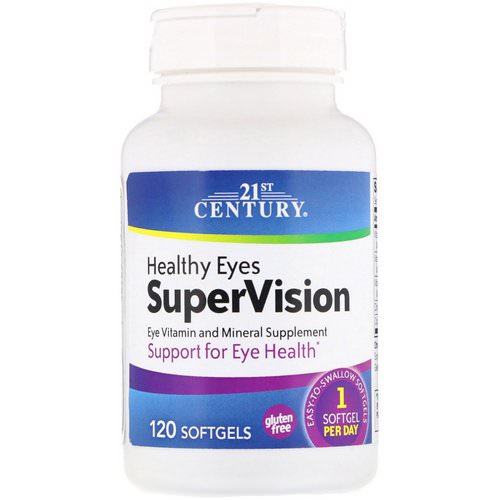 21st Century, Healthy Eyes SuperVision, 120 Softgels فوائد