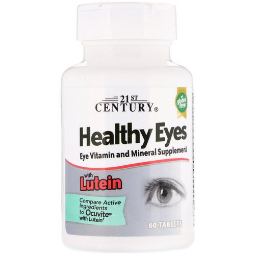 21st Century, Healthy Eyes with Lutein, 60 Tablets فوائد