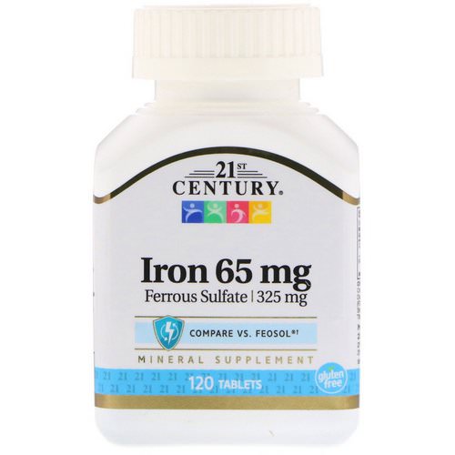 21st Century, Iron, 65 mg, 120 Tablets فوائد