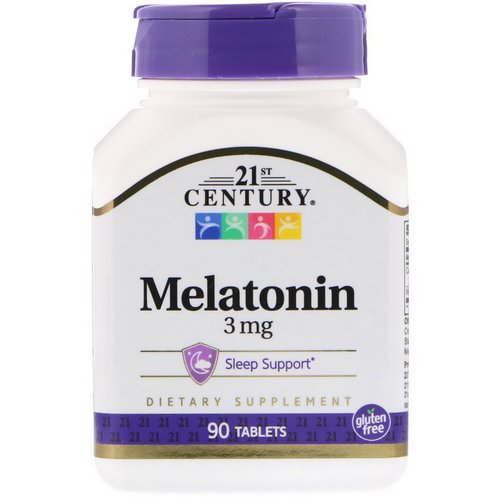 21st Century, Melatonin, 3 mg, 90 Tablets فوائد