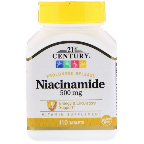 21st Century, Niacinamide, 500 mg, 110 Tablets فوائد