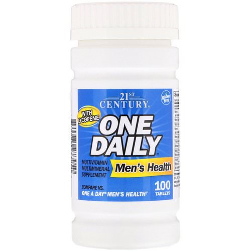 21st Century, One Daily, Men's Health, 100 Tablets فوائد