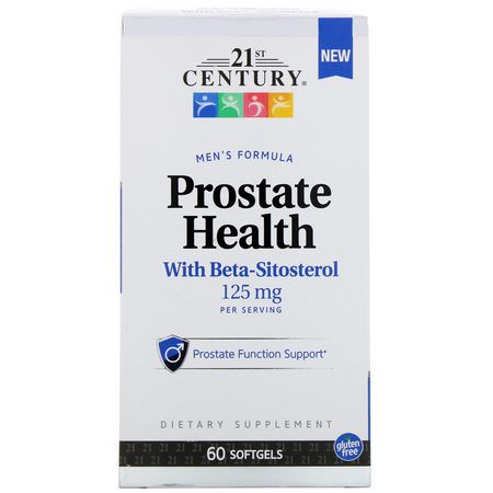 21st Century, Prostate Health with Beta-Sitosterol, 125 mg, 60 Softgels:البر,ستات, صحة الرجل