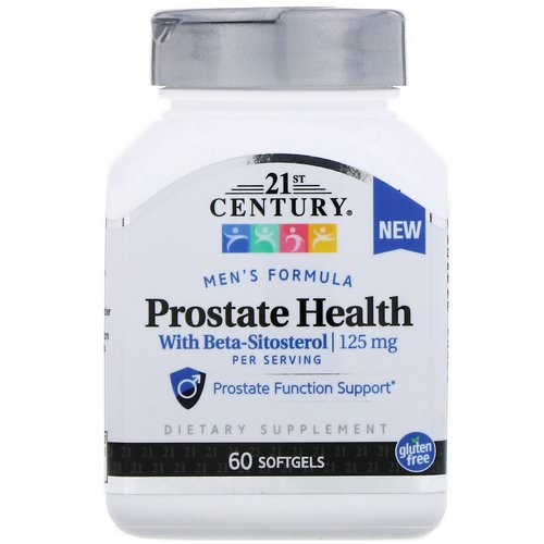 21st Century, Prostate Health with Beta-Sitosterol, 125 mg, 60 Softgels فوائد