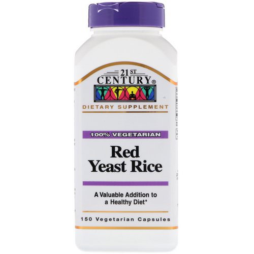 21st Century, Red Yeast Rice, 150 Vegetarian Capsules فوائد