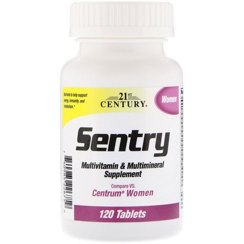 21st Century, Sentry Women, Multivitamin & Multimineral Supplement, 120 Tablets فوائد