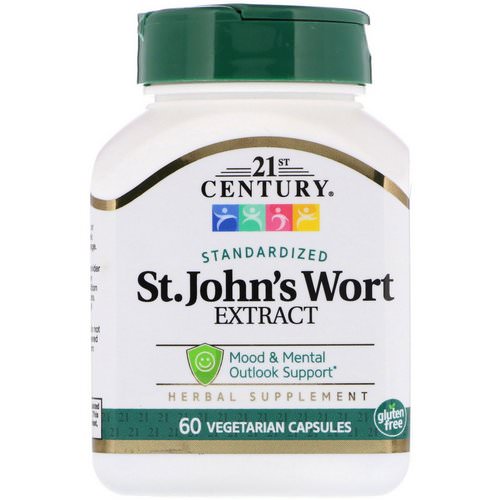 21st Century, St. John's Wort Extract, 60 Vegetarian Capsules فوائد