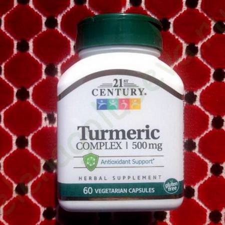 21st Century Turmeric Curcumin Formulas - الكركمين, الكركم, مضادات الأكسدة, المكملات الغذائية