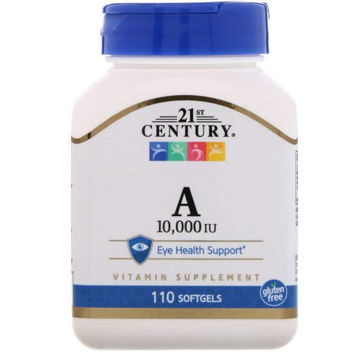 21st Century, Vitamin A, 10,000 IU, 110 Softgels فوائد