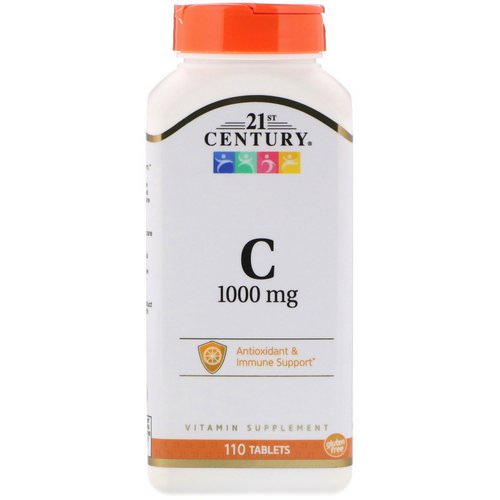 21st Century, Vitamin C, 1000 mg, 110 Tablets فوائد