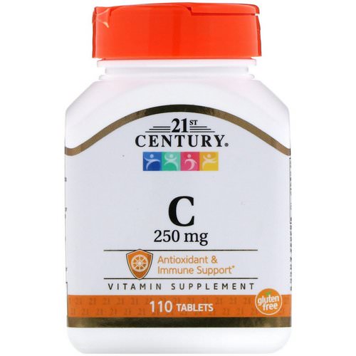 21st Century, Vitamin C, 250 mg, 110 Tablets فوائد