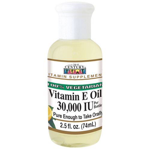 21st Century, Vitamin E Oil, 30,000 IU, 2.5 fl oz (74 ml) فوائد
