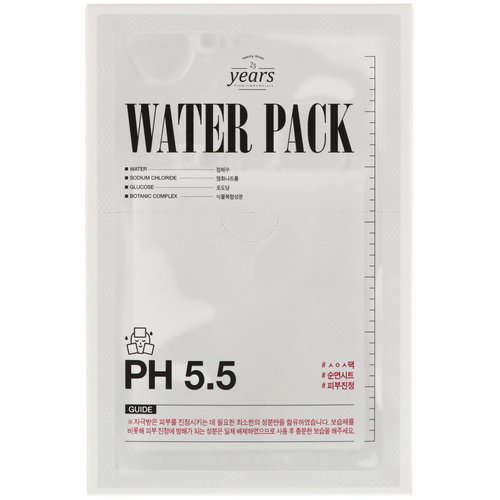 23 Years Old, Water Pack, 4 Masks, 30 g Each فوائد