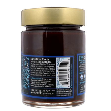 4th & Heart, Chocti Chocolate Ghee Spread, Passionfruit, 12 oz (340 g):يحفظ, ينتشر