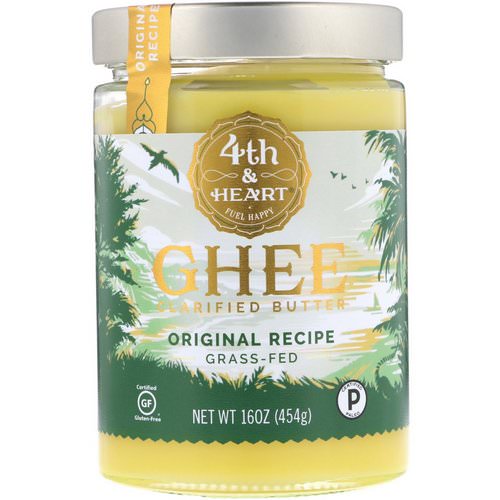 4th & Heart, Ghee Clarified Butter, Original Recipe, 16 oz (454 g) فوائد