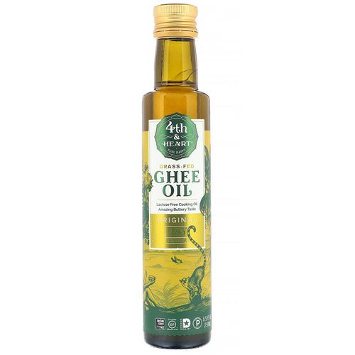 4th & Heart, Ghee Oil, Original, 8.5 fl oz (250 ml) فوائد