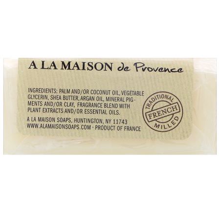 A La Maison de Provence, Hand & Body Bar Soap, Sweet Almond, 3.5 oz (100 g):أركان Oil, جمال