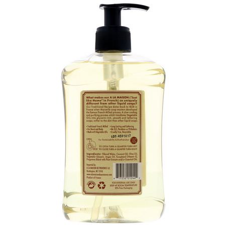 A La Maison de Provence, Hand & Body Liquid Soap, Citrus Blossom, 16.9 fl oz (500 ml):جل الاستحمام, غس,ل الجسم