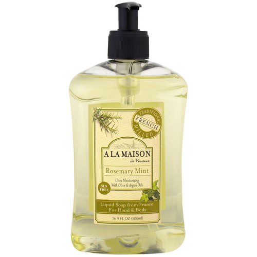 A La Maison de Provence, Hand & Body Liquid Soap, Rosemary Mint, 16.9 fl oz (500 ml) فوائد