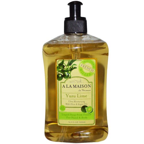 A La Maison de Provence, Hand & Body Liquid Soap, Yuzu Lime, 16.9 fl oz (500 ml) فوائد