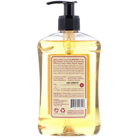A La Maison de Provence, Hand & Body Liquid Soap, Cherry Blossom, 16.9 fl oz (500 ml):صاب,ن اليد, الدش