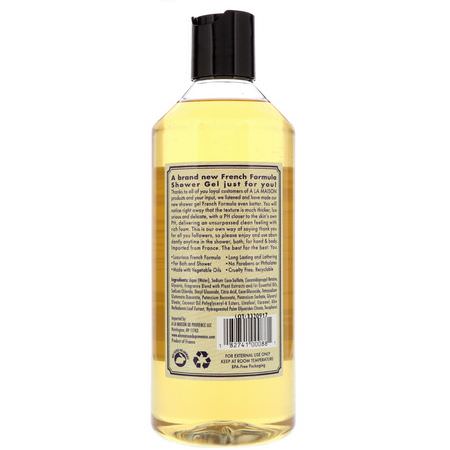 A La Maison de Provence, Shower Gel, Lavender Aloe with Coconut Extract, 16.9 fl oz (500 ml):جل الاستحمام, غس,ل الجسم