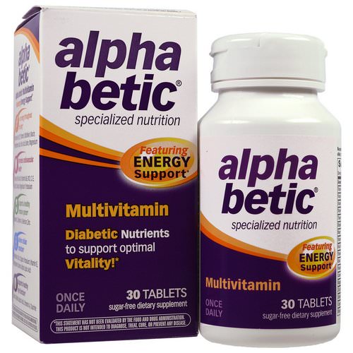 Abkit, Alpha Betic, Multivitamin, 30 Tablets فوائد