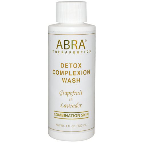 Abra Therapeutics, Detox Complexion Wash, Grapefruit & Lavender, 4 fl oz (120 ml) فوائد