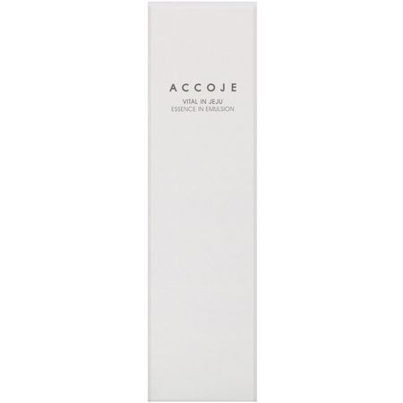 Accoje, Vital in Jeju, Essence in Emulsion, 130 ml:مرطب ال,جه, العناية بالبشرة