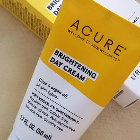 Acure, Brightening Day Cream, All Skin Types, 1.7 fl oz (50 ml)