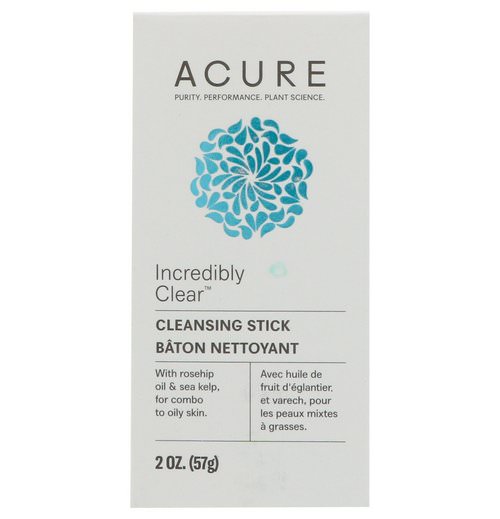 Acure, Incredibly Clear Cleansing Stick, 2 oz (57 g) فوائد
