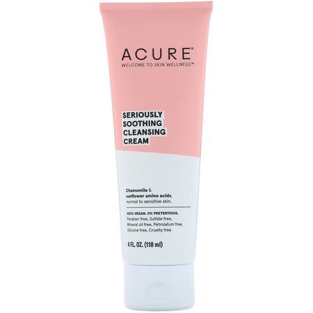 Acure Face Wash Cleansers - المنظفات, غسل ال,جه, التنظيف, النغمة