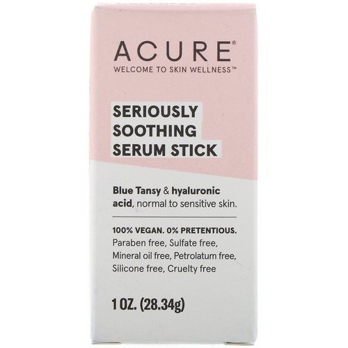 Acure, Seriously Soothing, Serum Stick, 1 oz (28.34 g) فوائد