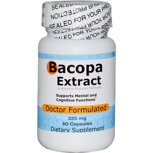 Advance Physician Formulas, Bacopa Extract, 225 mg, 60 Capsules فوائد