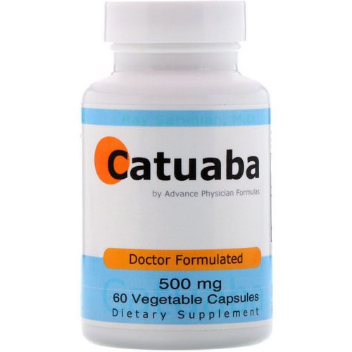 Advance Physician Formulas, Catuaba, 500 mg, 60 Vegetable Capsules فوائد