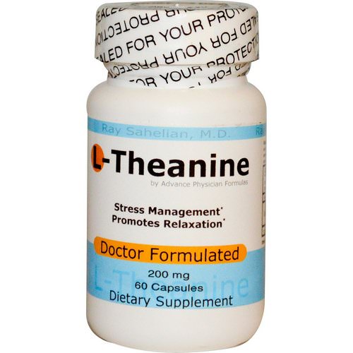 Advance Physician Formulas, L-Theanine, 200 mg, 60 Capsules فوائد