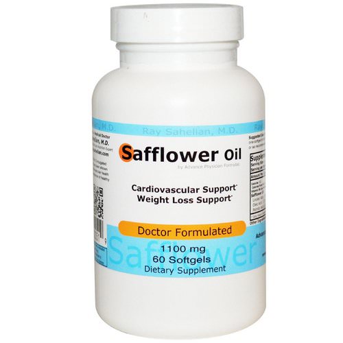 Advance Physician Formulas, Safflower Oil, 1100 mg, 60 Softgels فوائد