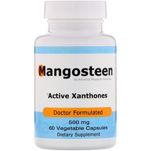 Advance Physician Formulas, Mangosteen, 500 mg, 60 Vegetable Capsules فوائد