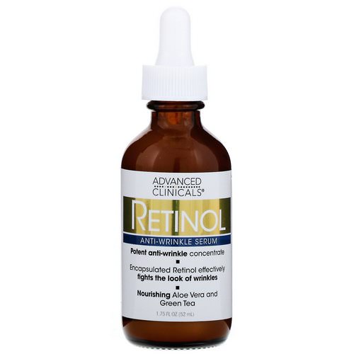 Advanced Clinicals, Retinol Serum, Anti-Wrinkle, 1.75 fl oz (52 ml) فوائد