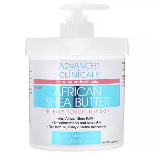 Advanced Clinicals, Shea Butter, Ultra Rich Softening Cream, 16 oz (454 g) فوائد