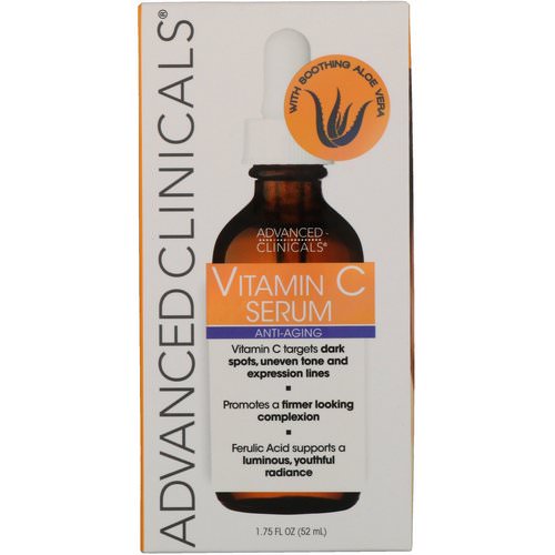 Advanced Clinicals, Vitamin C, Anti Aging Serum, 1.75 fl oz (52 ml) فوائد