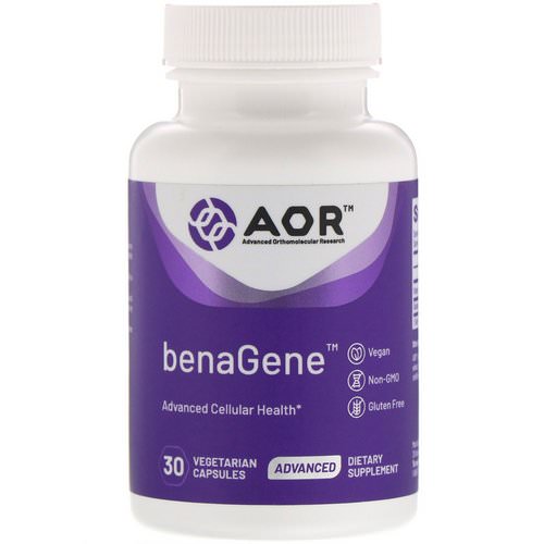 Advanced Orthomolecular Research AOR, BenaGene, 30 Vegetarian Capsules فوائد